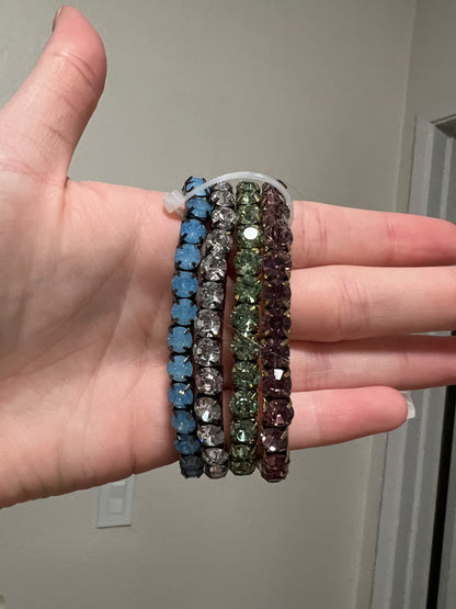 INC Multi-Strand Colorful Gem Bracelet Set