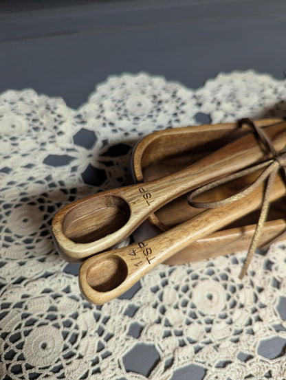 3-Piece Wooden Measuring Set