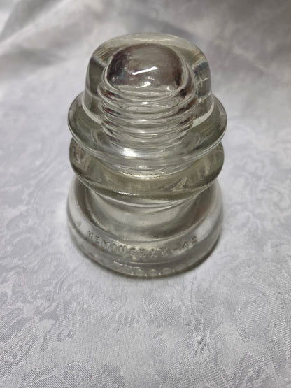 Hemingray-42 Clear Vintage Glass Insulator