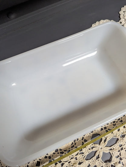 Vtg. Fire King Loaf Pan Anchor Hocking 