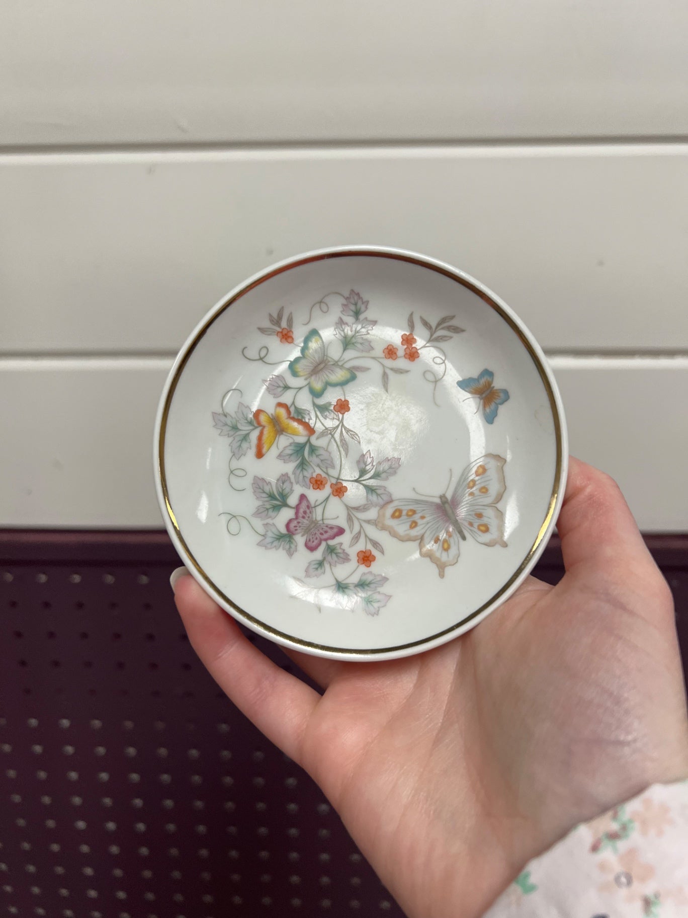 Vintage Avon Mini Butterfly Plate