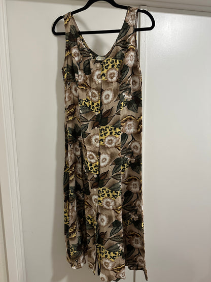 1990's Jungle Print Sundress