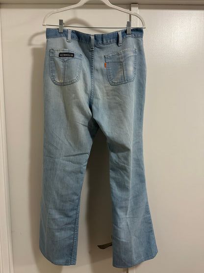 1960's Orange tab Levi's Bellbottoms