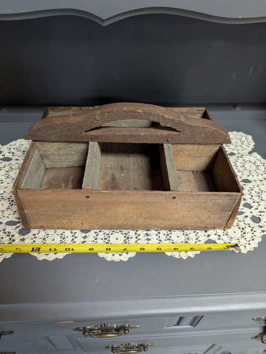 Primitive Wooden Tool Caddy