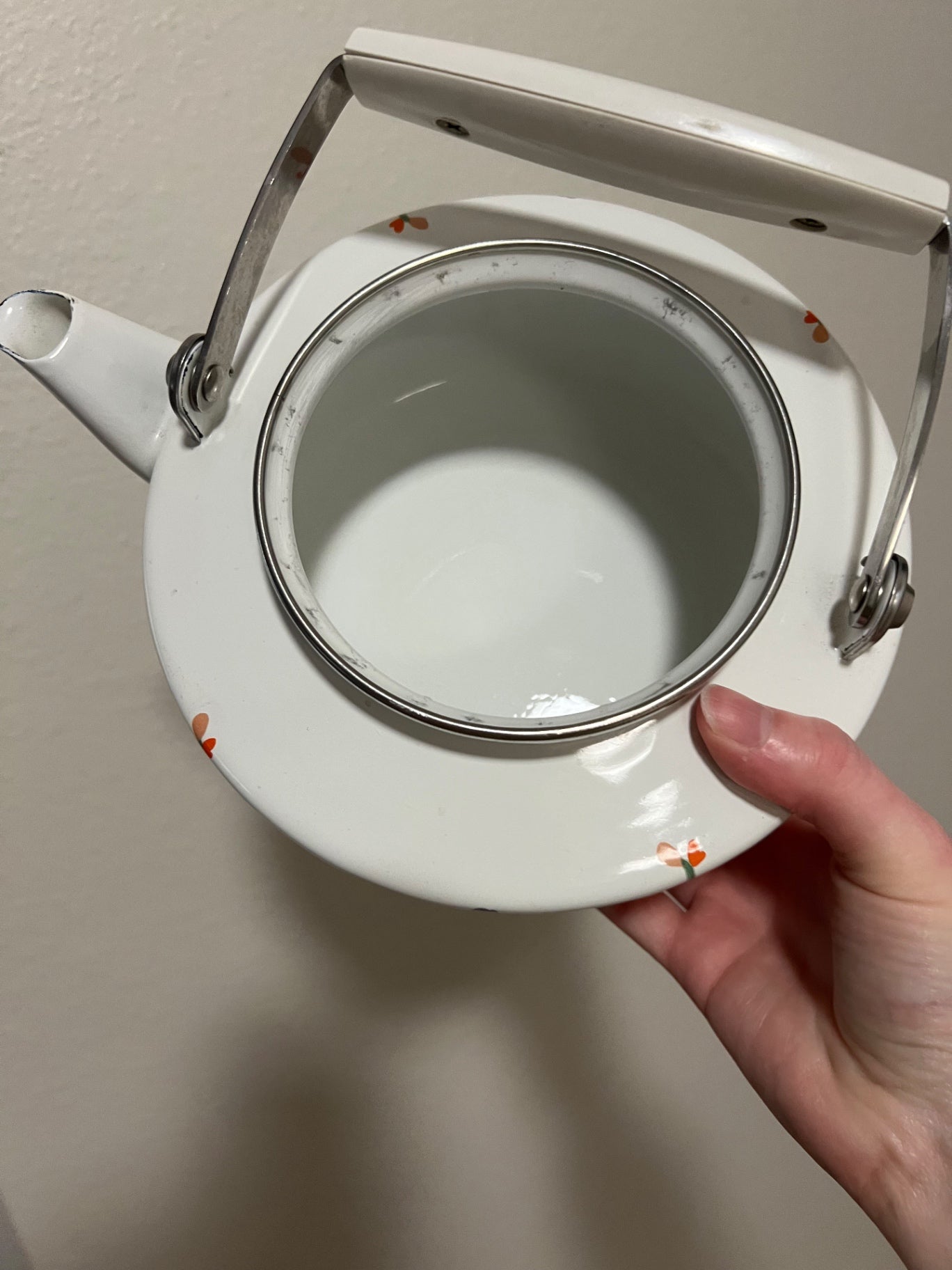 Vintage Mikasa Floral Painted Kettle