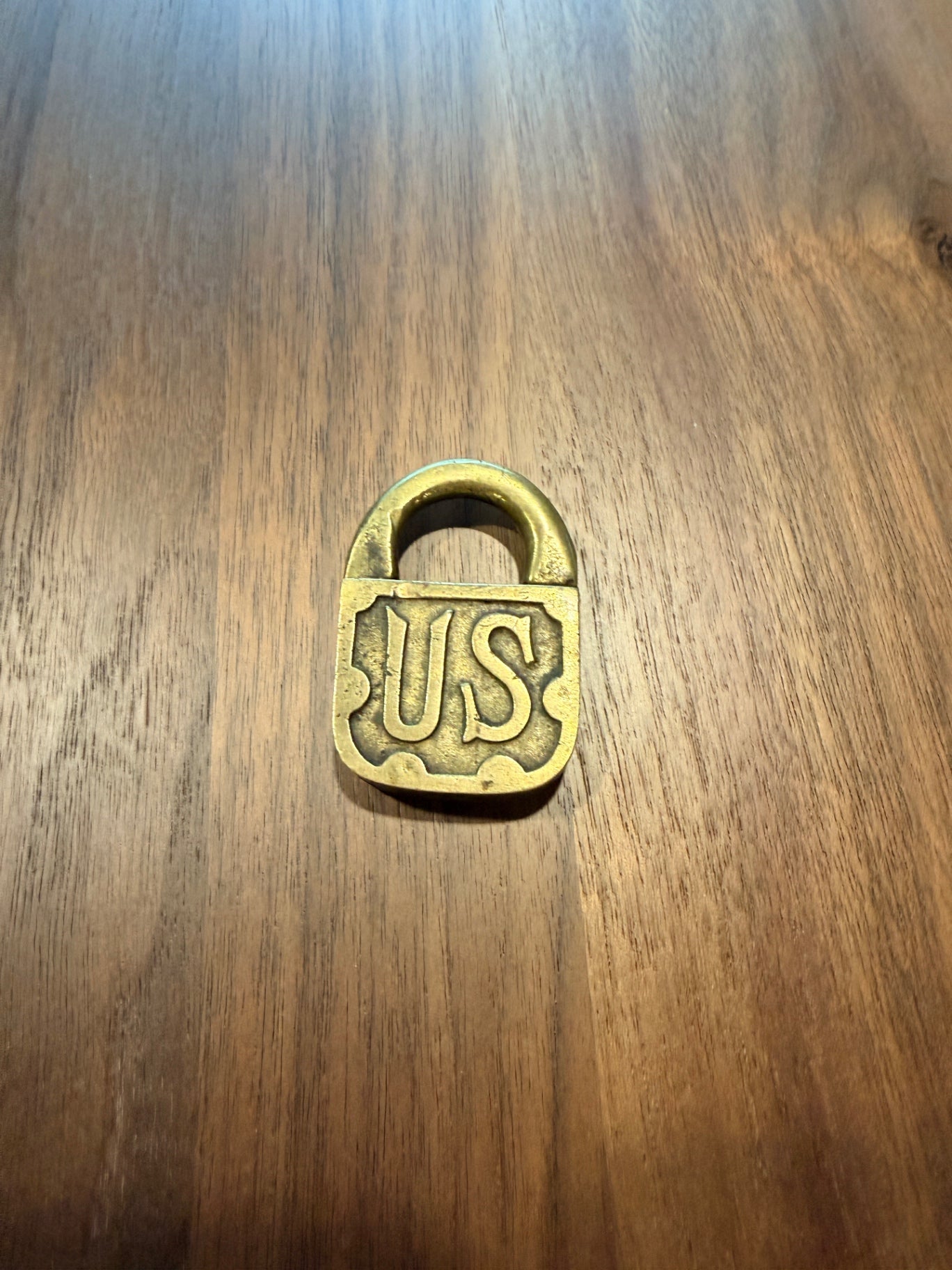 Brass US Brand 1930s Padlock No Key