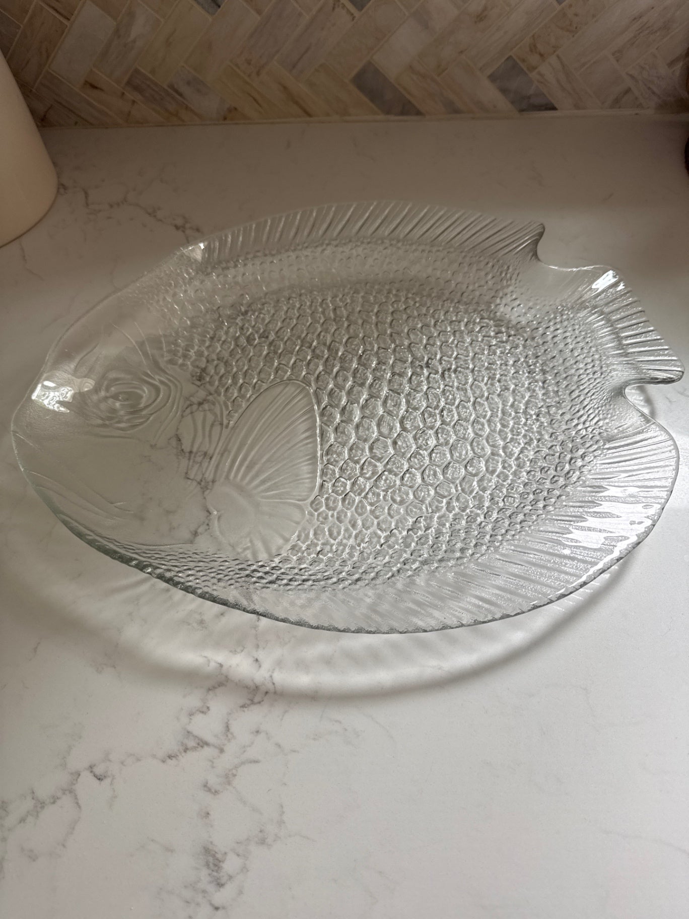 Glass Fish Platter