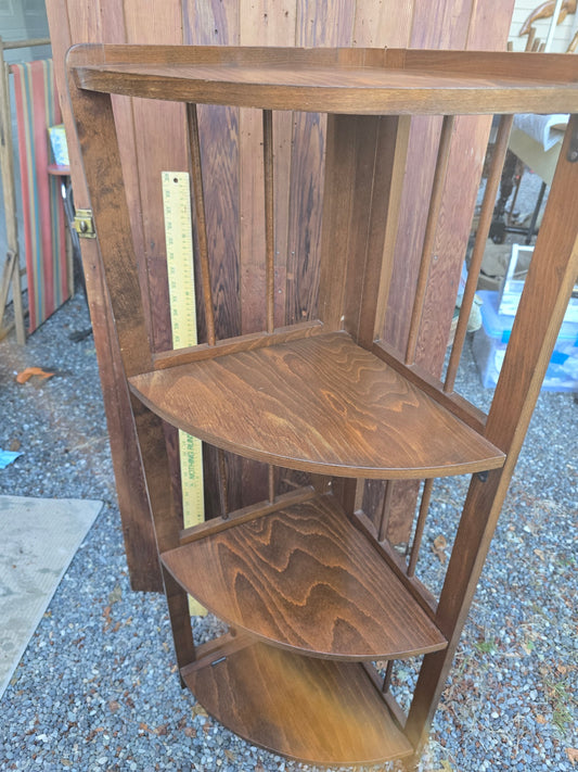 Furniturefold up corner shelf 46"h