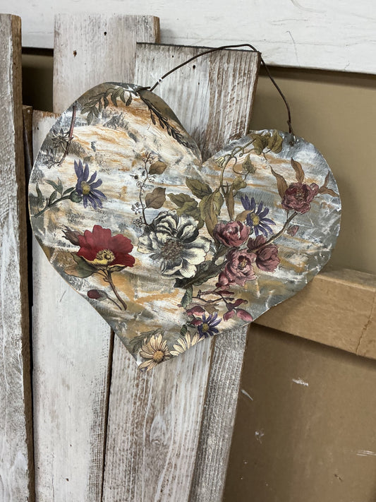 IOD galvanized heart