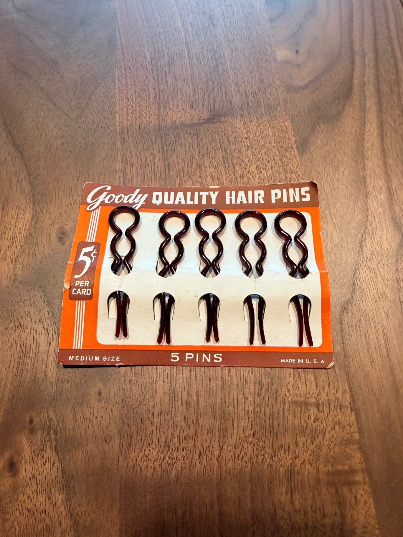 Vtg Goody 1930s Hair Pins