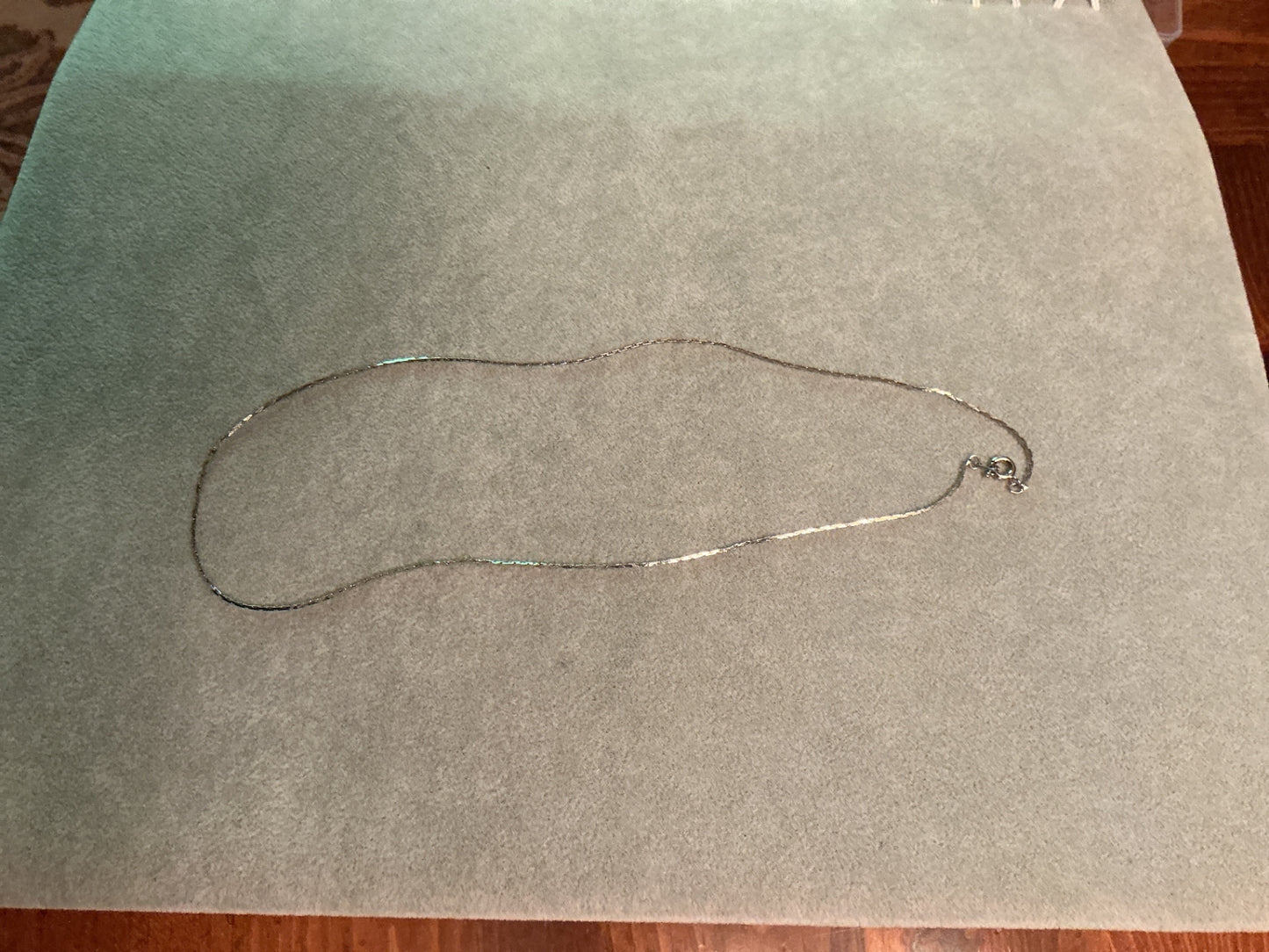 18” Silver link chain