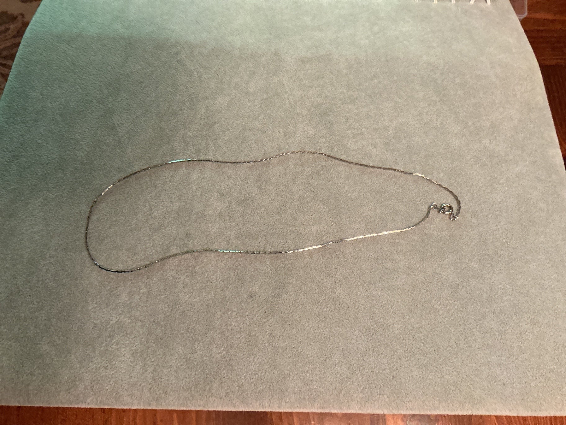 18” Silver link chain