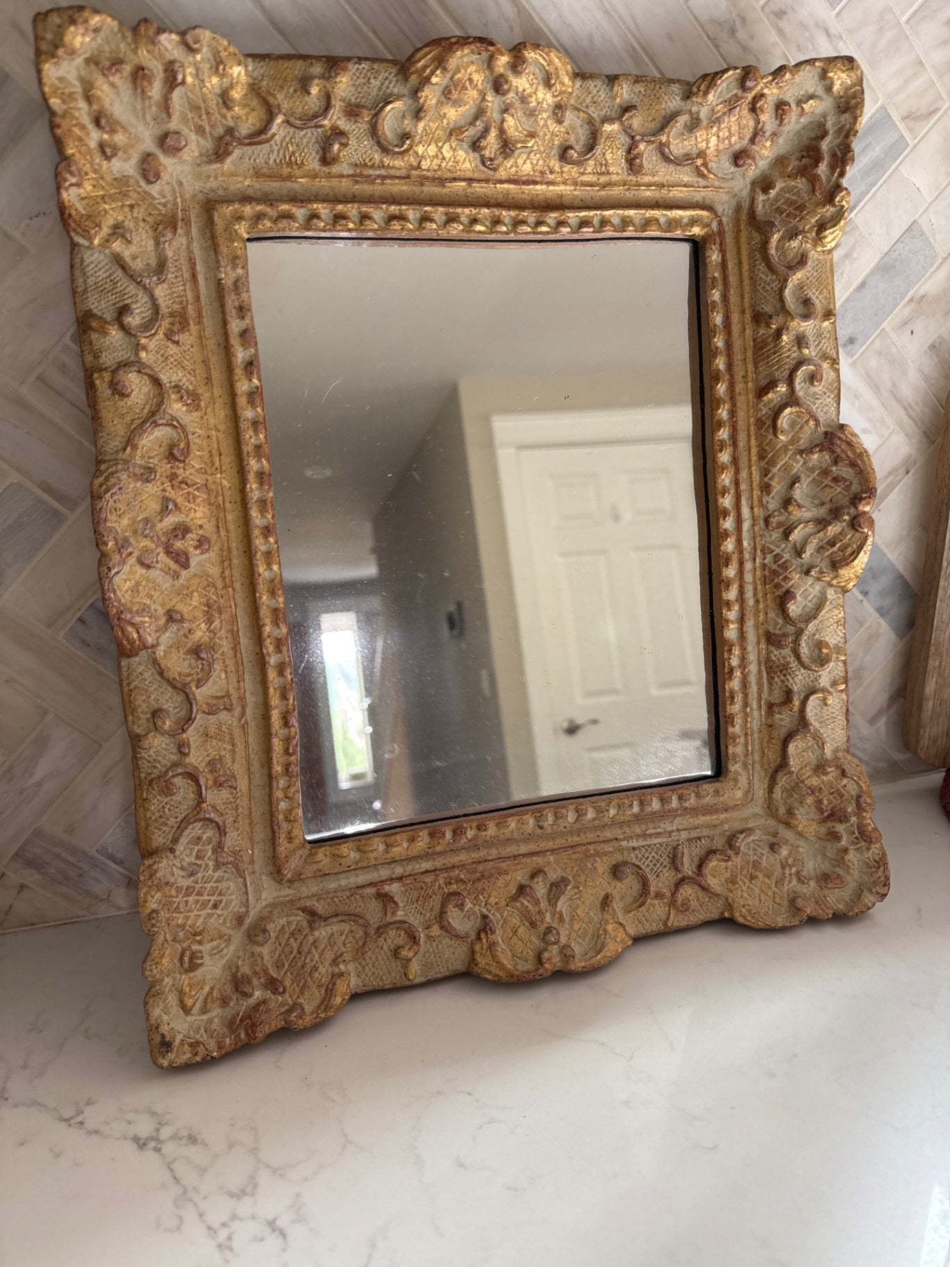 Gold Framed Mirror 