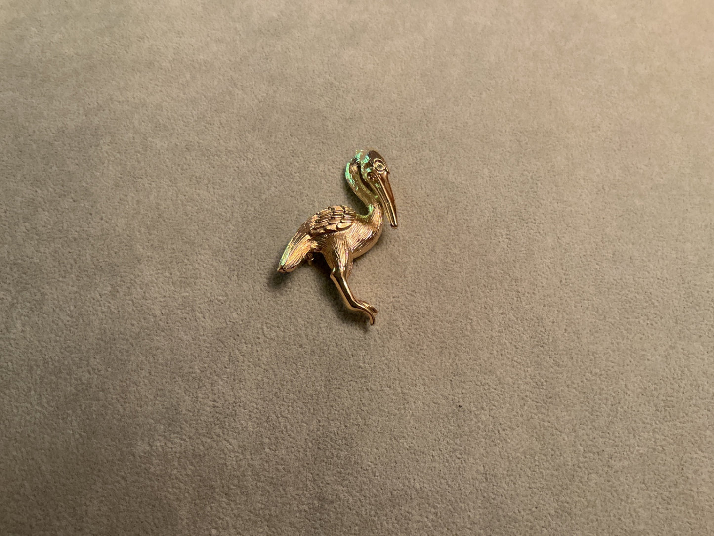 Lovely pelican brooch