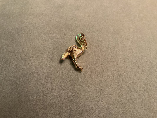 Lovely pelican brooch