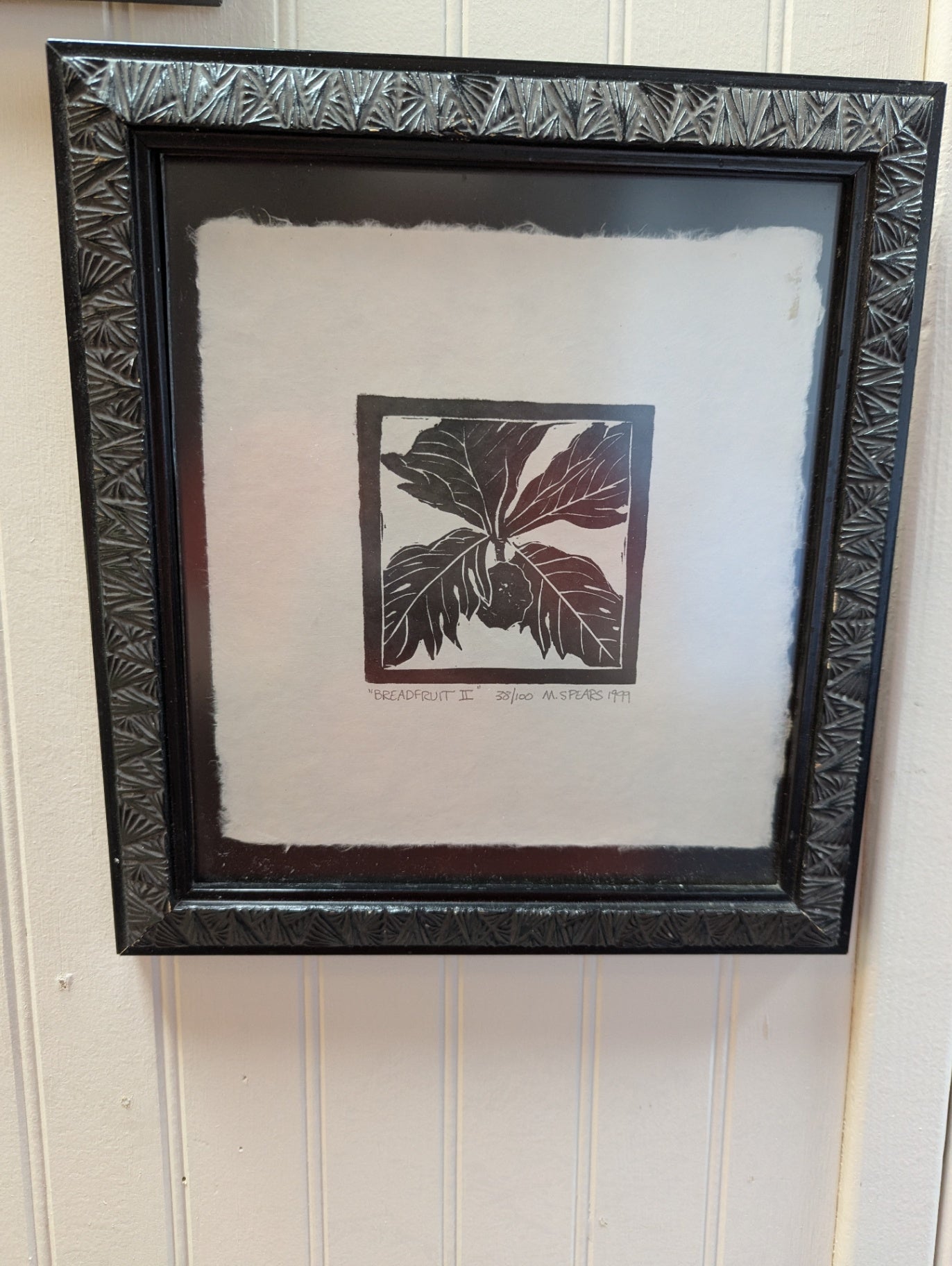 1999 M. Spears "Bread fruit" Print Framed