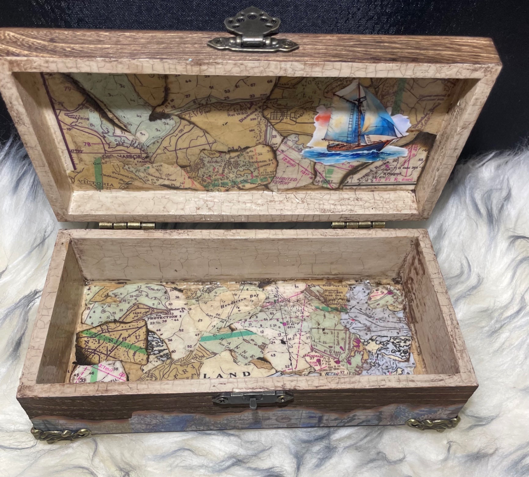 Wooden Box 6X3.5X2 inch