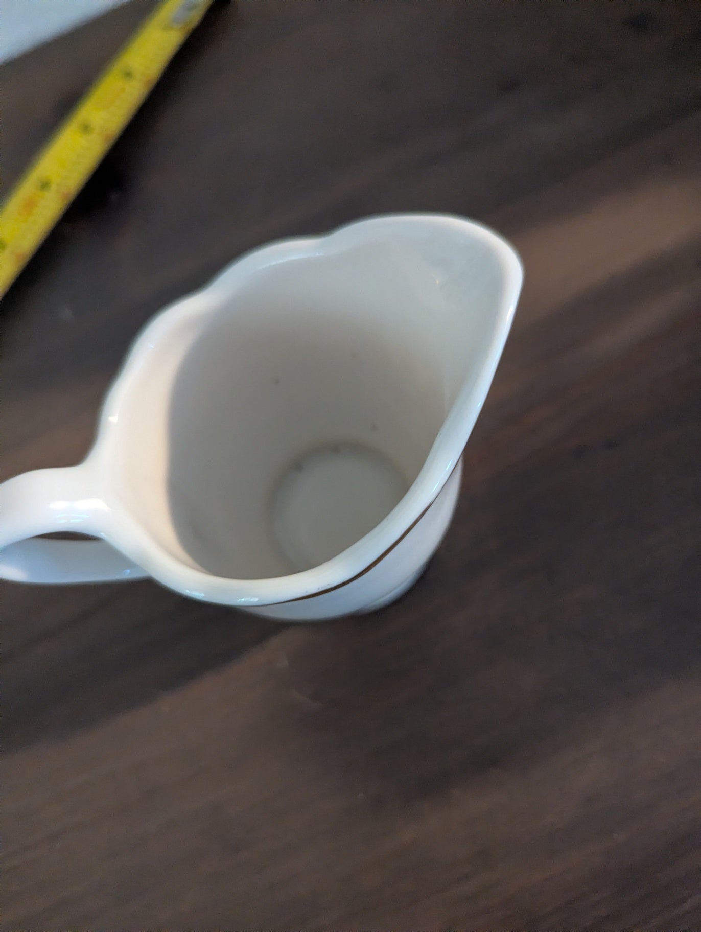 Vtg. Syracuse China Porcelain Creamer w/Gold Trim