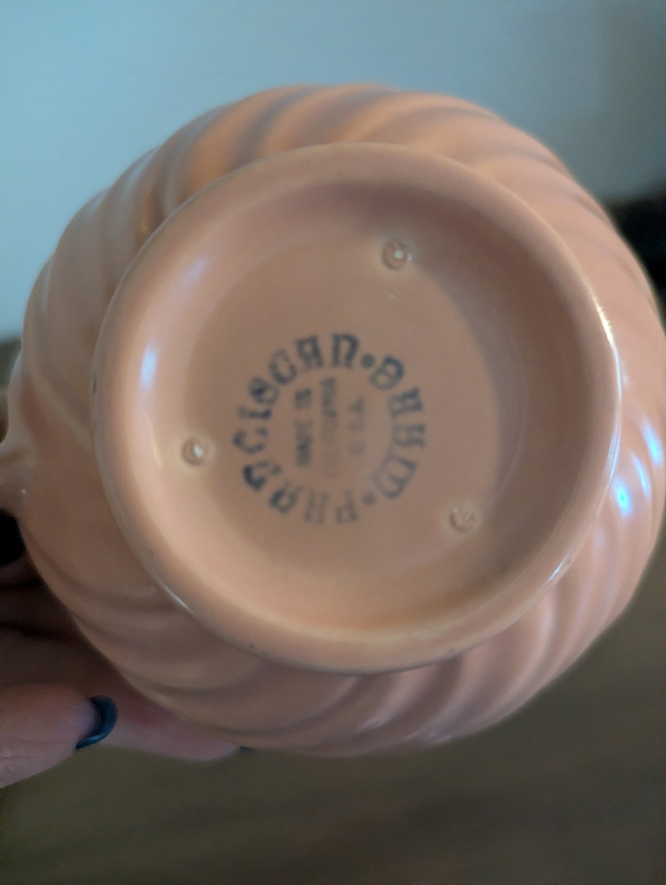 Vtg. Franciscan Ware "Colorado" Swirl Creamer