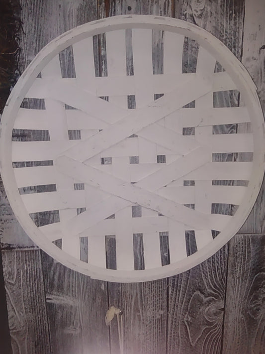 Tobacco basket white