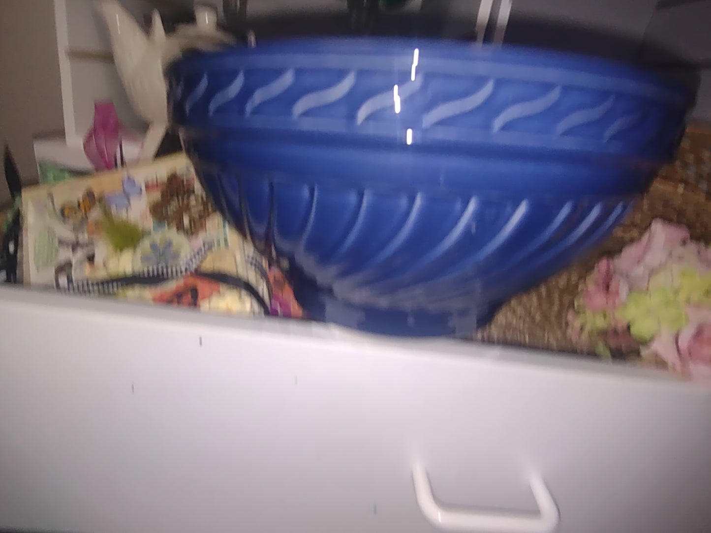 Bowl blue ceramic 