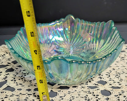 Vtg. Fenton Iridescent Carnival Glass Decorative Bowl