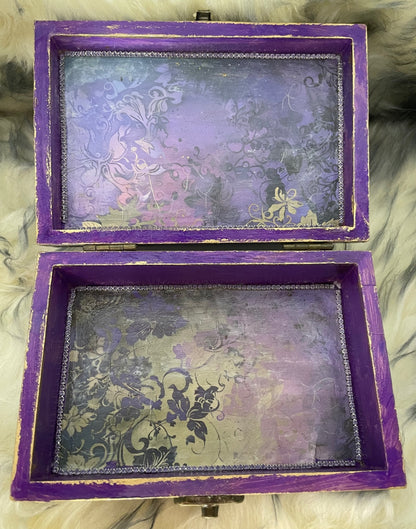 Purple Butterfly Box