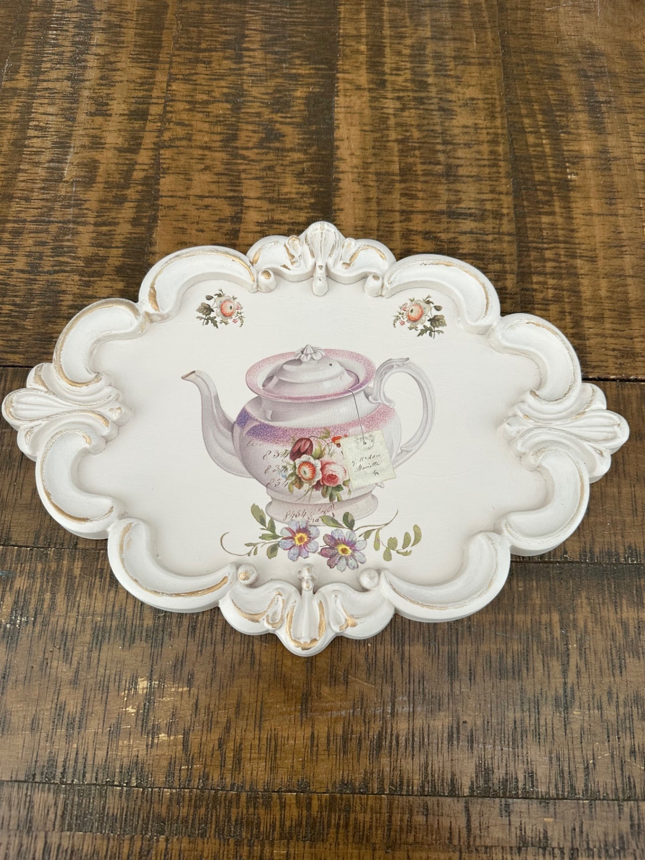 Picture with tea pot