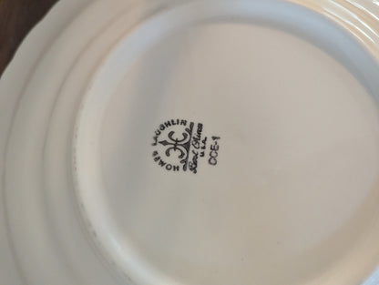 VTG. Homer Laughlin CCE-1 Scallop White Plate