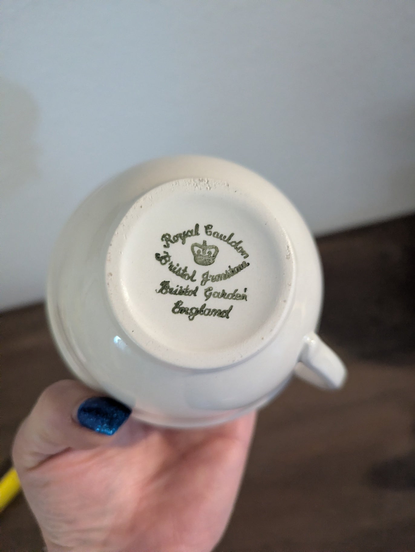 Vtg. Royal Cauldron "Bristol Gardens" Creamer