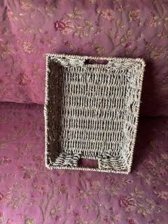 Medium Tray Basket - Woven Rope