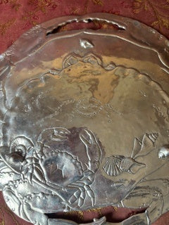Antique Arthur's Court Design Heavy Aluminum Decor