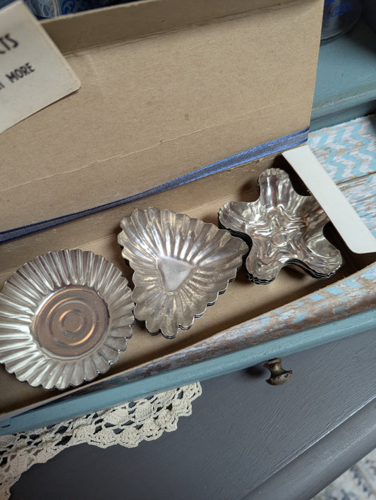 Vtg. Aluminum Tartlet Molds From Sweden 