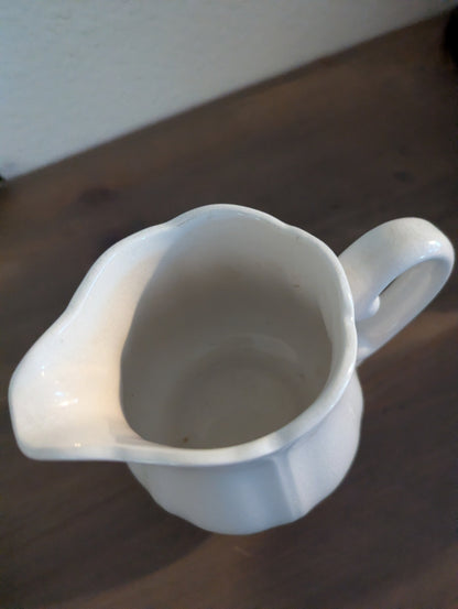 1960"s Federalist Ironstone White Creamer