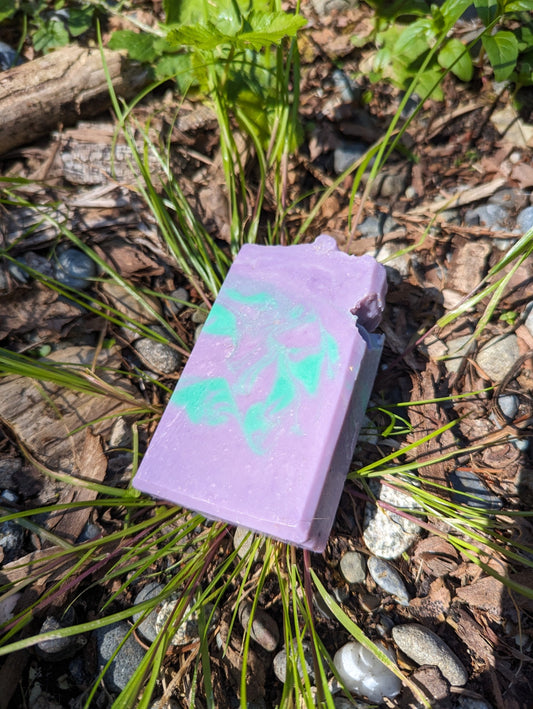 Lavender Vetiver Recycled Lard bar soap