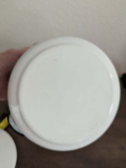 Vtg. Enamel Ware Small Stock Pot