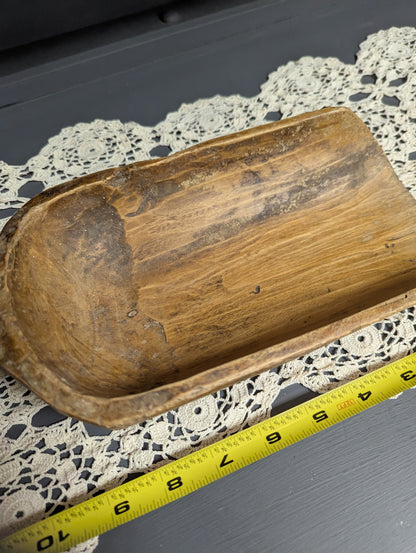Ant. Primitive Wood Flour Scoop