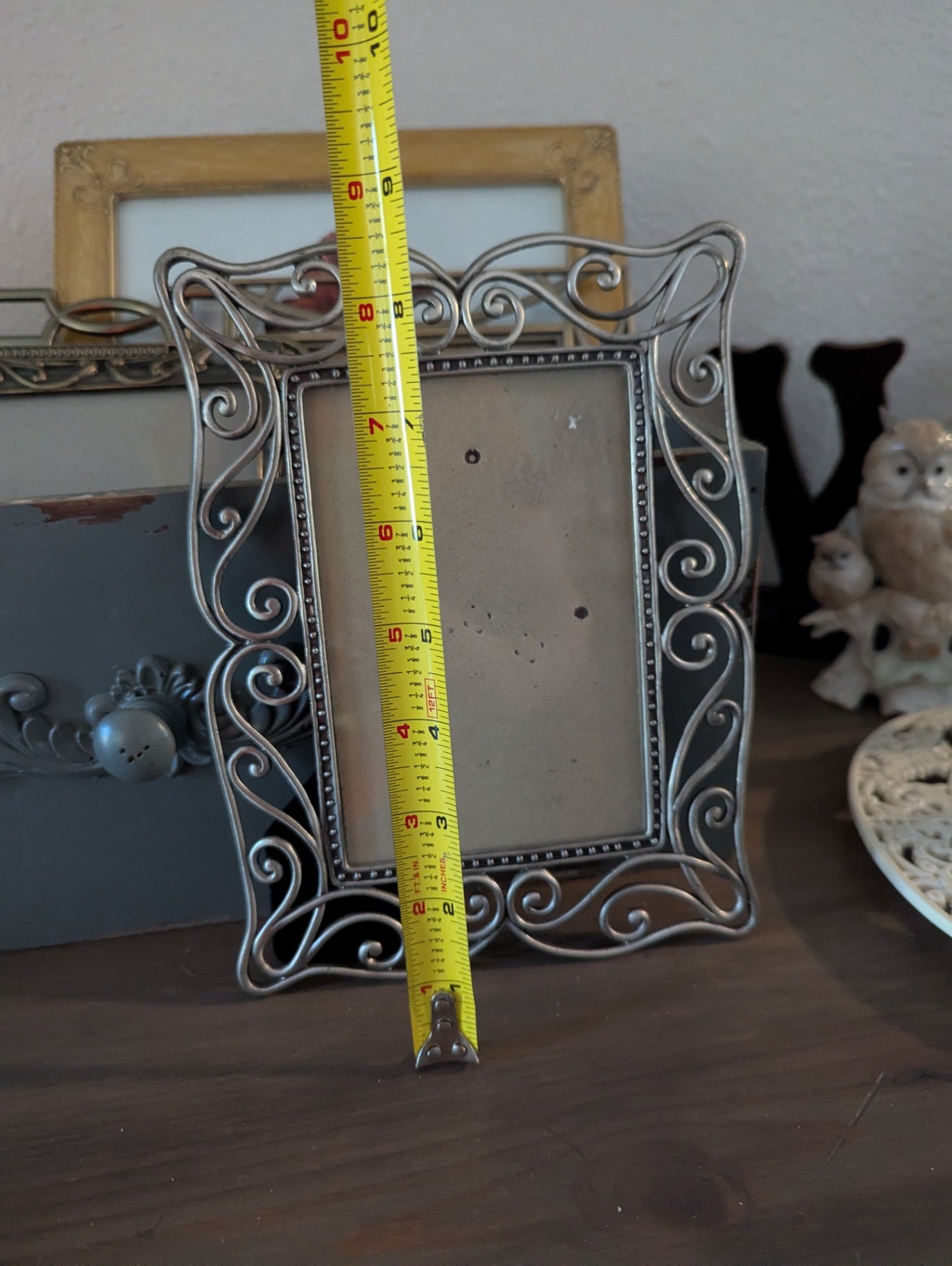 Ornate Silver Metal Frame