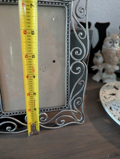 Ornate Silver Metal Frame