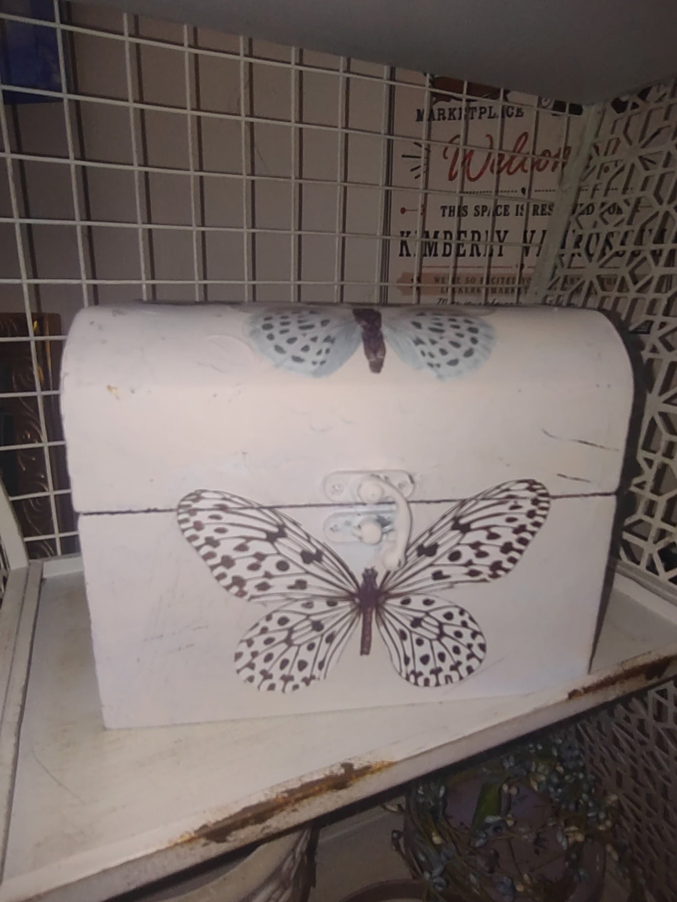 Jewelry box small butterfly 