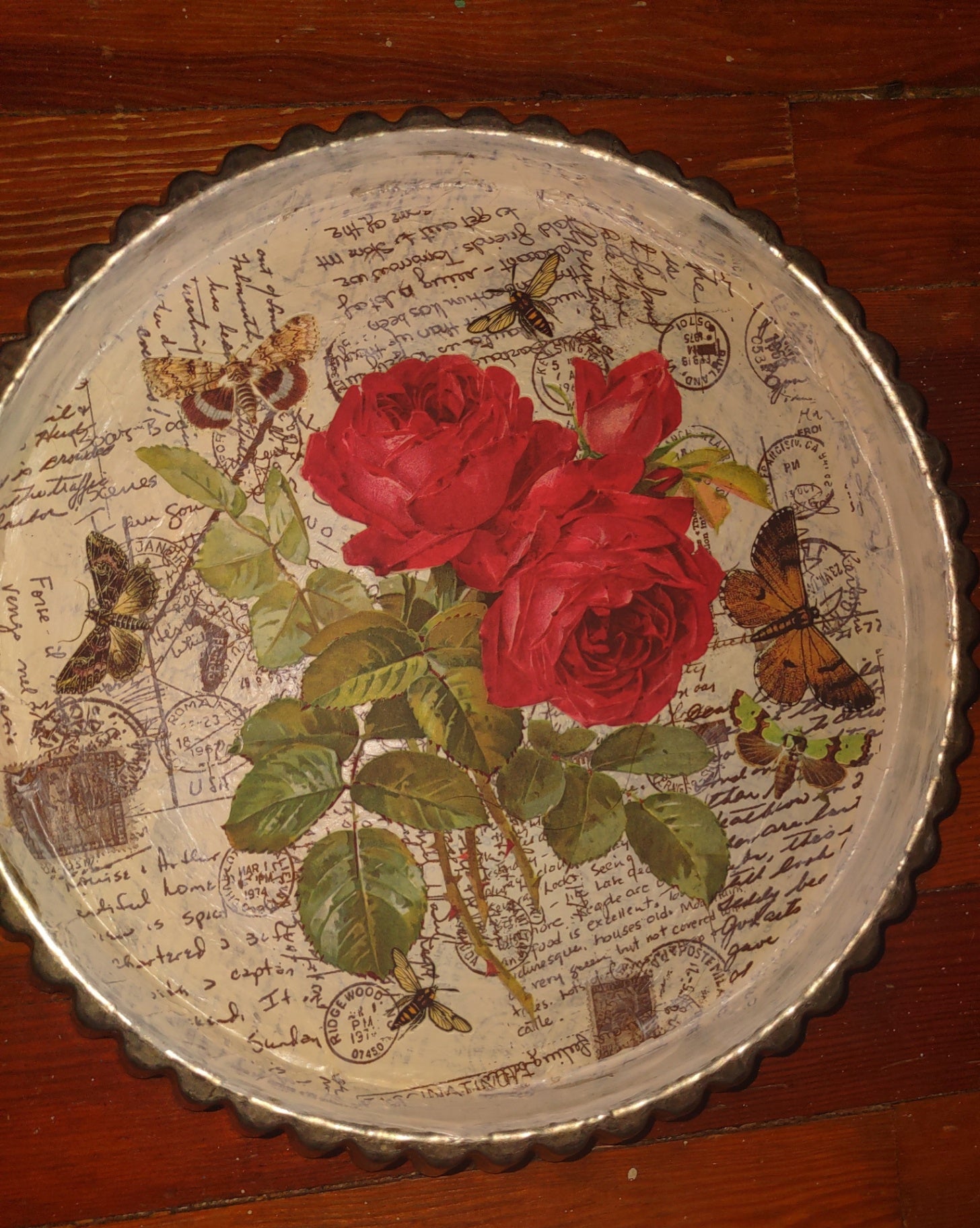 Decorative Tray rose
