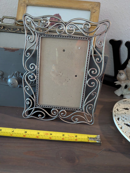 Ornate Silver Metal Frame