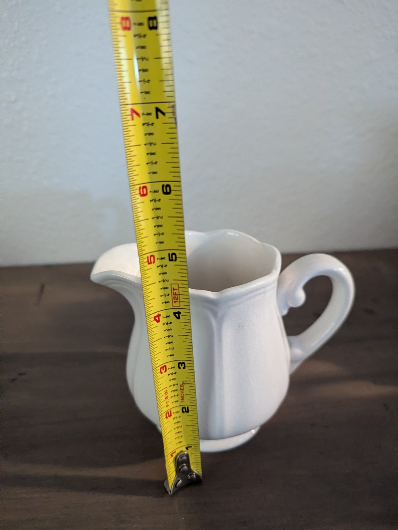1960"s Federalist Ironstone White Creamer