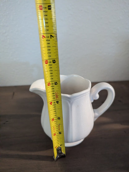 1960"s Federalist Ironstone White Creamer
