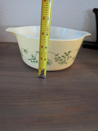 1980's Pyrex Shenandoah Casserole Yellow