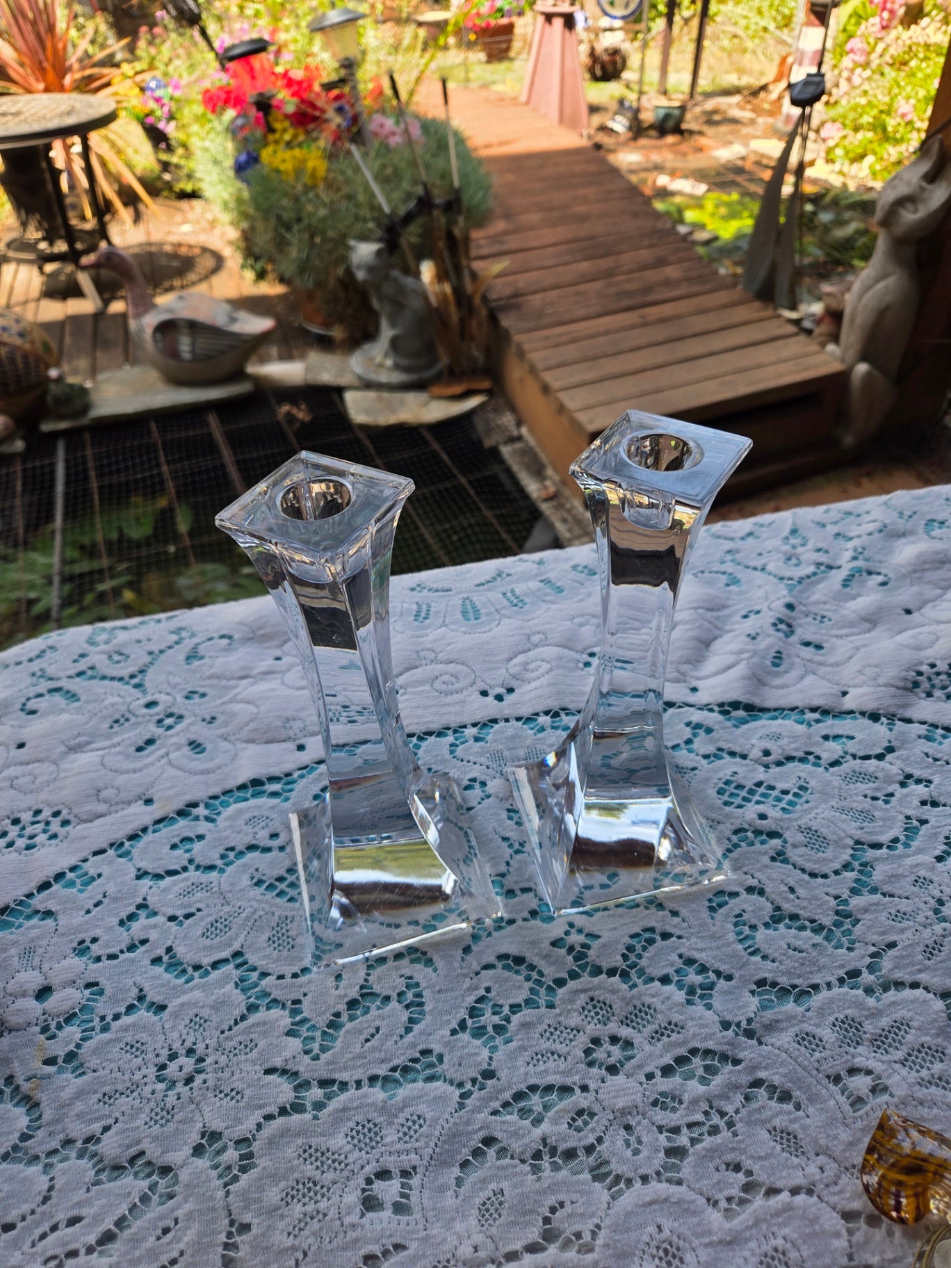 Tango Reed and Barton candlesticks