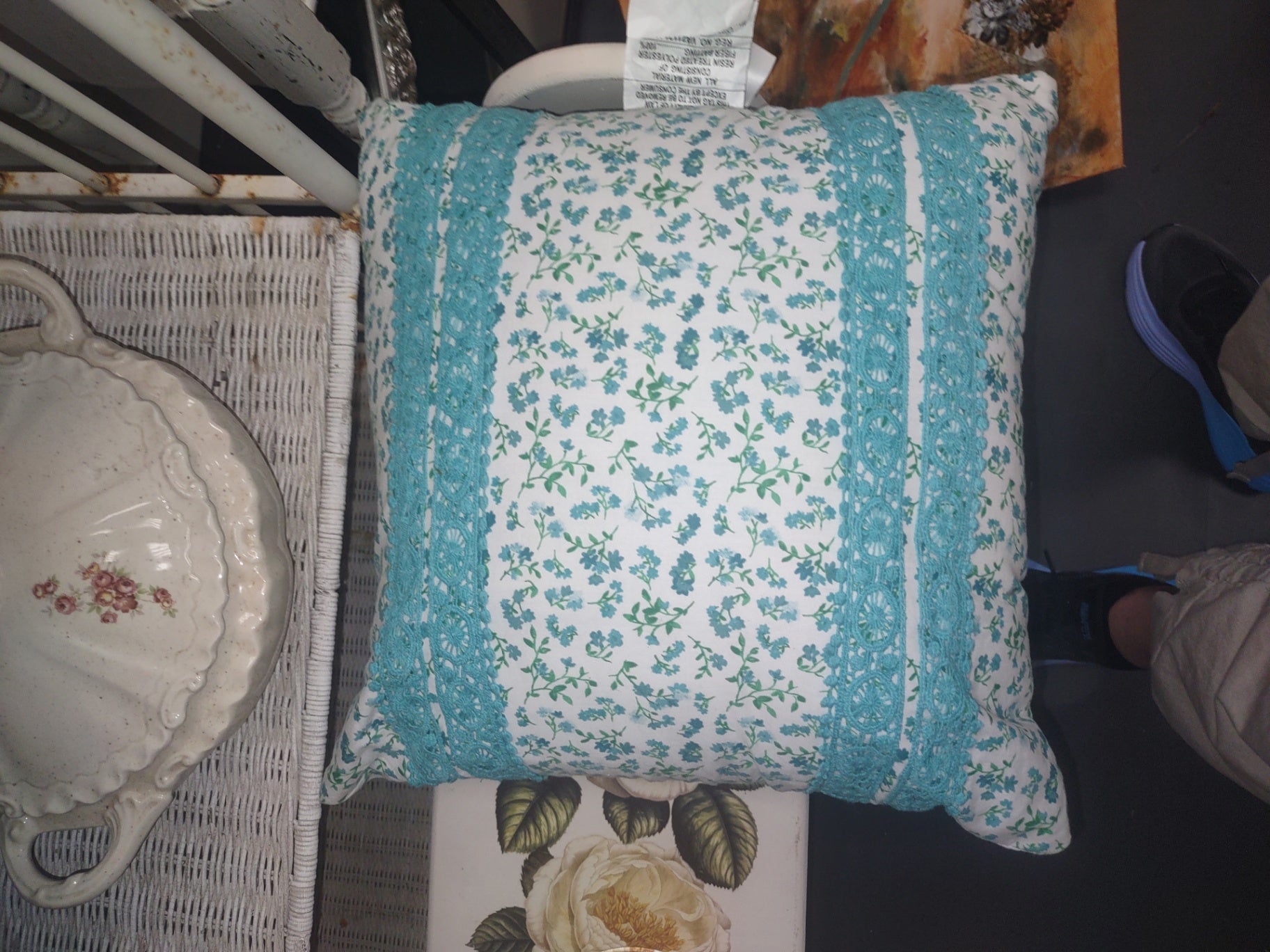 Pillow blue
