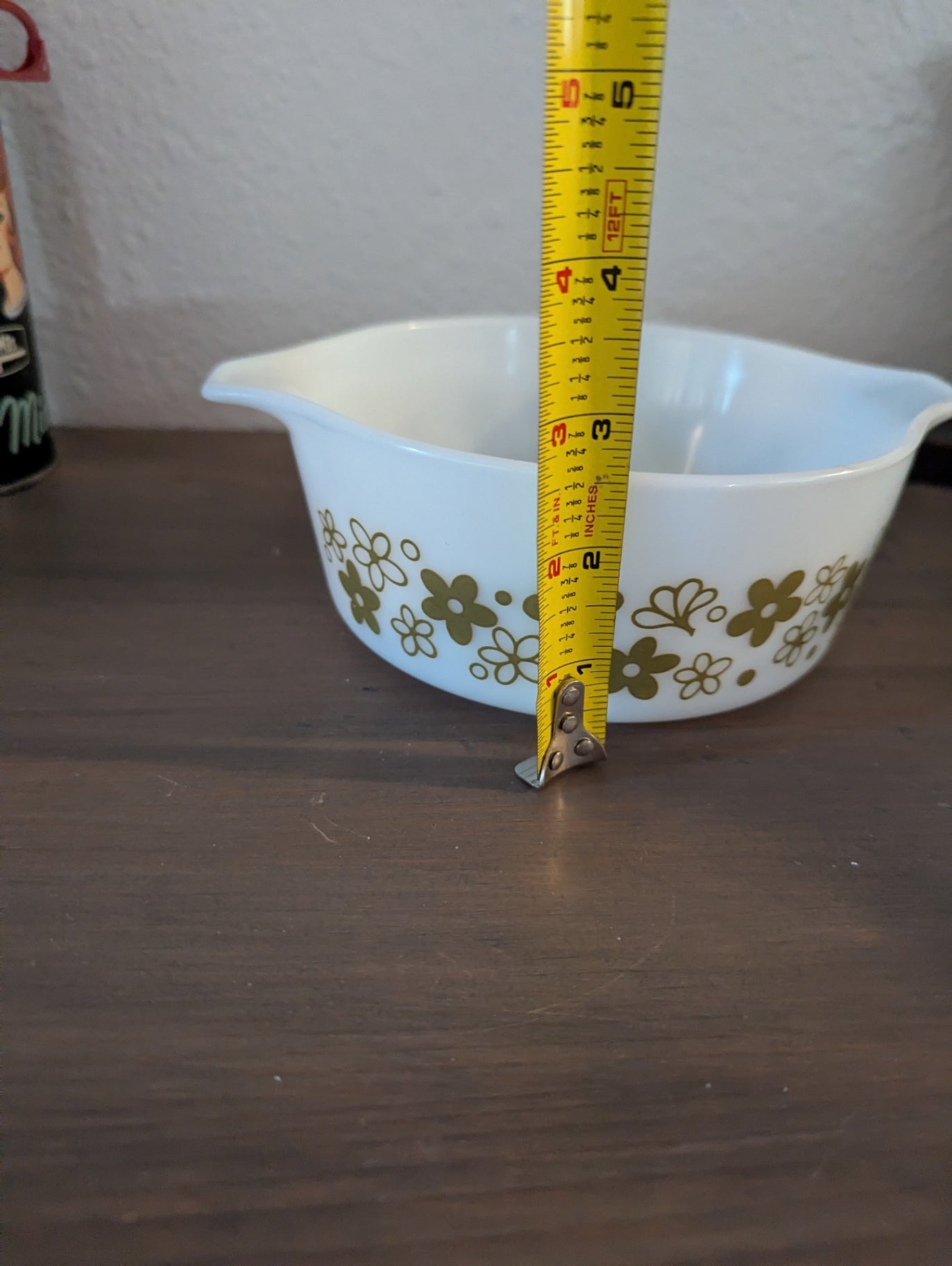 Vtg. Pyrex Crazy Daisy Casserole Dish