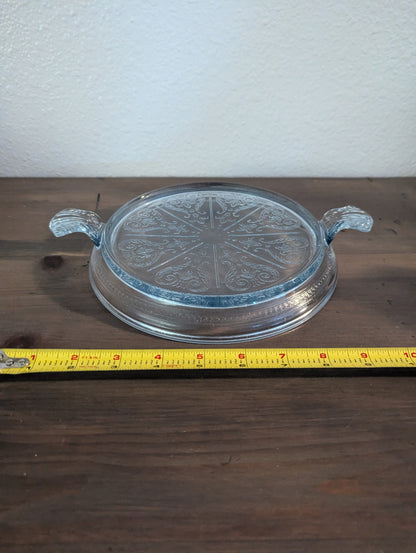 Vtg. Fire King Beautiful Glass Trivet by Anchor Hocking