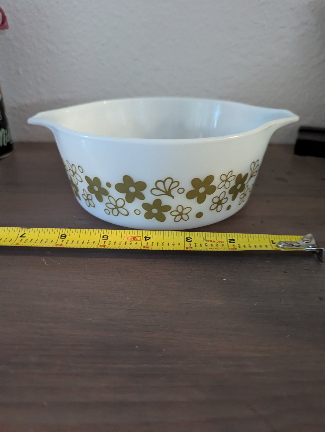 Vtg. Pyrex Crazy Daisy Casserole Dish